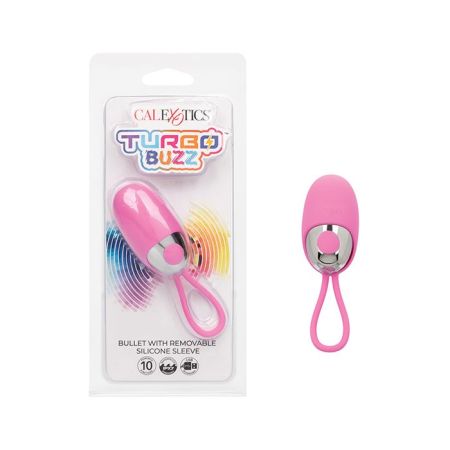 Turbo Buzz Bullet Stimulator w/Removable Silicone Sleeve